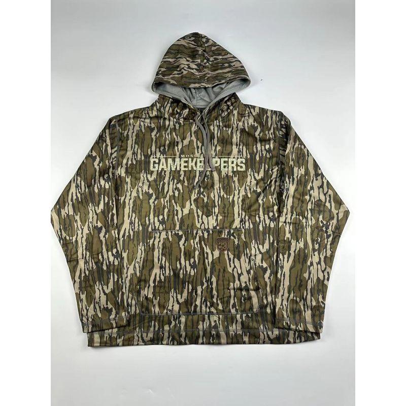 

Европейский и американский мужской свитер с бионическим камуфляжем для улицы, весенне-осенний худи большого размера на флисовой подкладке, тонкий пуловер, костюмы для рыбалки As shown in camouflage S