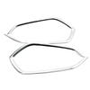 ABS Chrome Front Fog Light Cover Trim For Hyundai Tucson 2015-2018 Fog Lamp Bezel Frame Exterior Styling Accessory