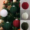 Neue gehäkelte Weihnachtskugel Xmas-Kugeln 6cm Weihnachtsbaum-Hängeanhänger Geschenkkugel Handgestrickte Wollkugel Weihnachtsdekorationen