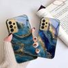 Golden lines and spots For Samsung A16 A15 A14 A13 A12 A26 A25 A23 A22 A21s A36 A35 A34 A33 A32 A31 A52 A73 A72 glass phone case