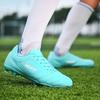 Men's/ Women's Football Boots Youth Artificial Grass Training Long Nails TF Microfiber Mesh Breathable Football Shoes Children's Football Shoes