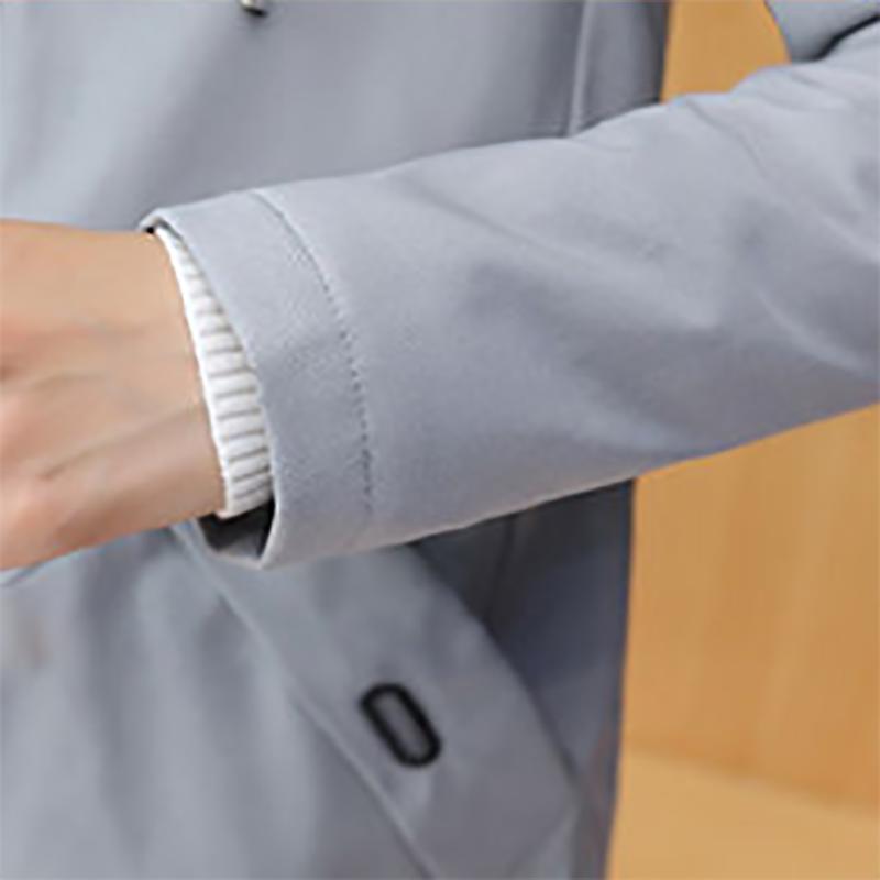 Autumn Jacket Men's Mid-length Winter Padded Jacket Men's Hooded Jacket Plus Velvet Coats