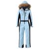 Einteiliger Ski-Overall für Damen, isoliert, winddicht, wasserdicht, warm, Schneeanzüge, schmal geschnittene Skianzüge für Damen, Overalls, Snowboardanzug