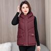 Neueste Winter Baumwollweste mit Kapuze Vielseitige Kurze Baumwollweste Bequeme Passform Westlicher Stil Schlanke Jacke
