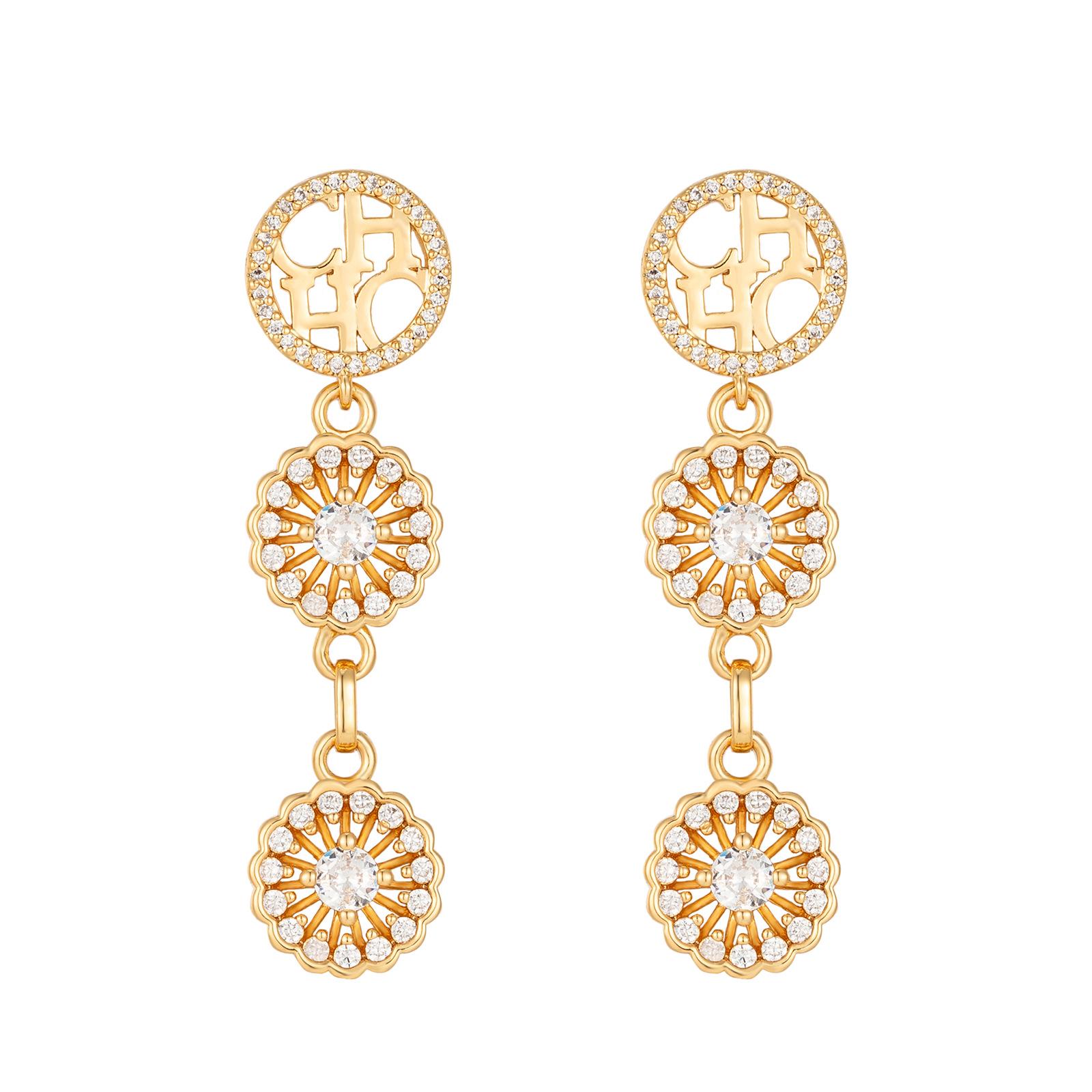 Retro Gold Women s Earrings - Cross Border Export