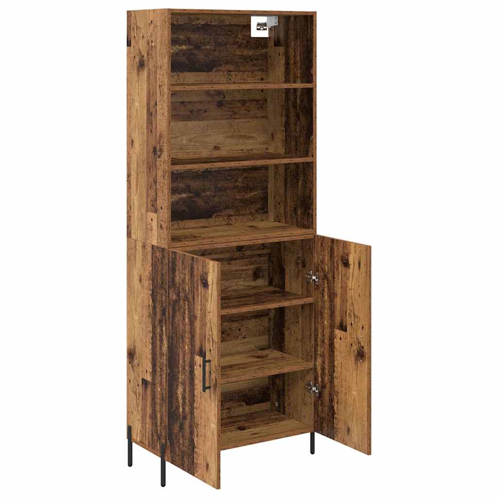 Highboard Reclaimed Wood 69.5 x 32.5 x 180 cm Particleboard