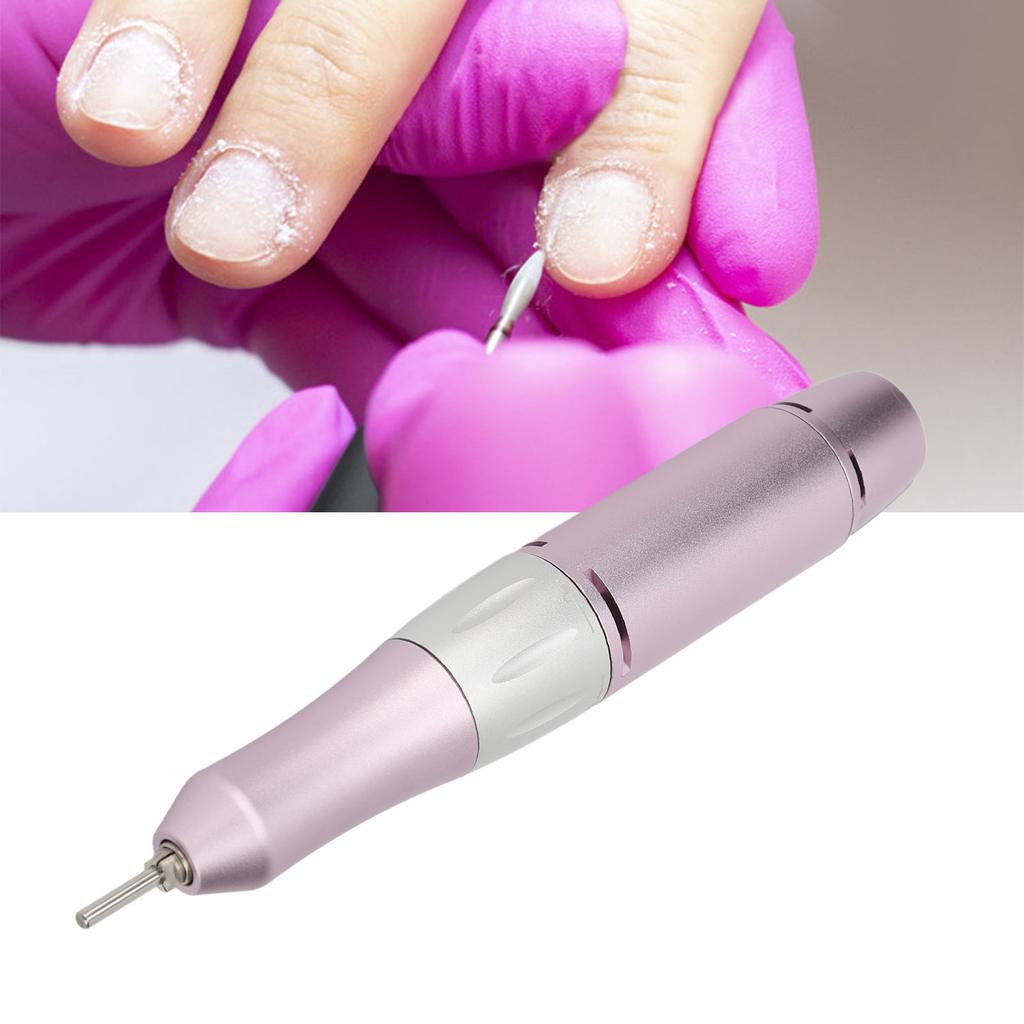 Nail Drill Machine Handpiece Adjustable Speed 30000 RPM Portable USB Nail Polishing Handle
