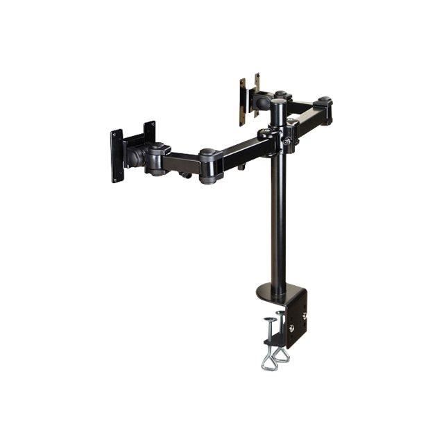 Support de bureau pour 2 écrans LCD - NEWSTAR Full Motion Dual Desk Mount (clamp) FPMA-D960D - Noir