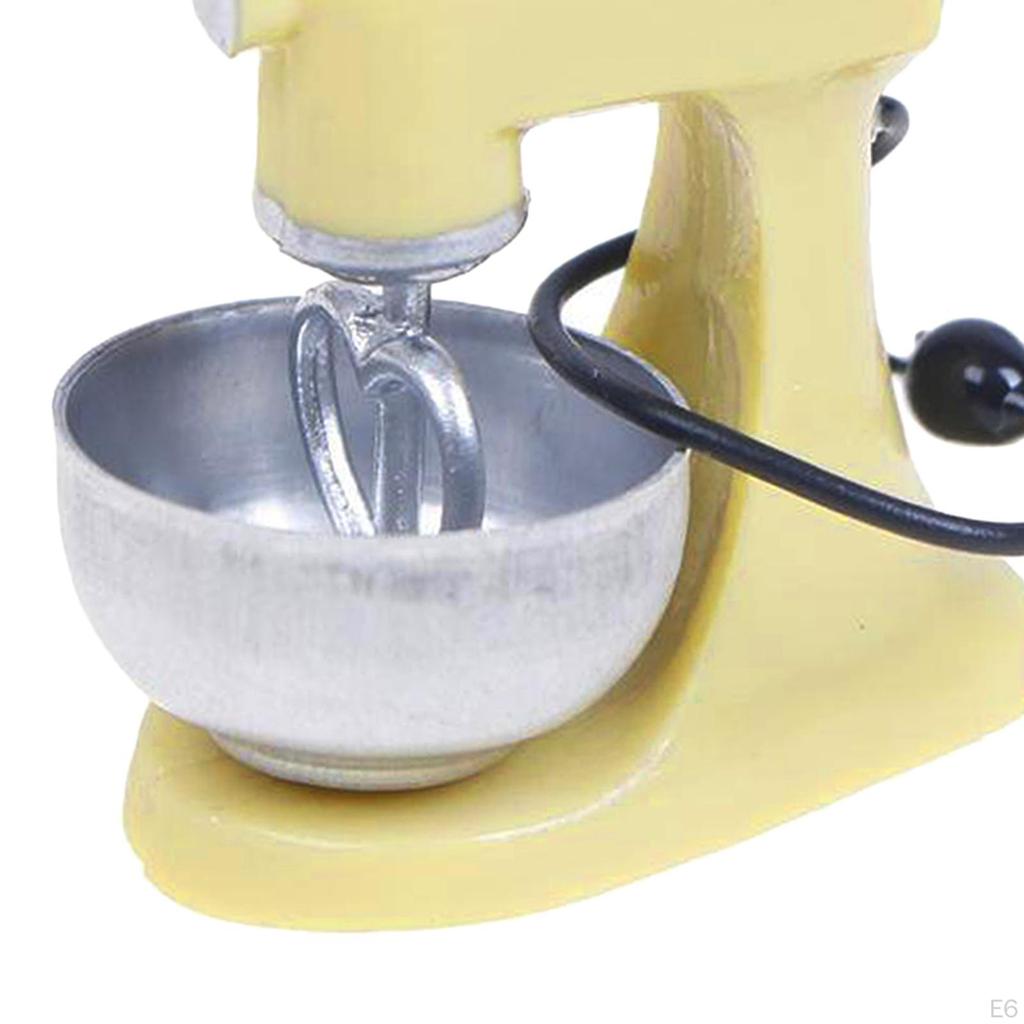 1/12 Dolls House Miniature Modern Electric Food Mixer Blender Home Kitchen Furniture Life Scene