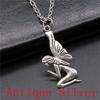 Angel Wing Pendant Necklaces Necklace With Chain For Women DIY Jewelry Making Findings