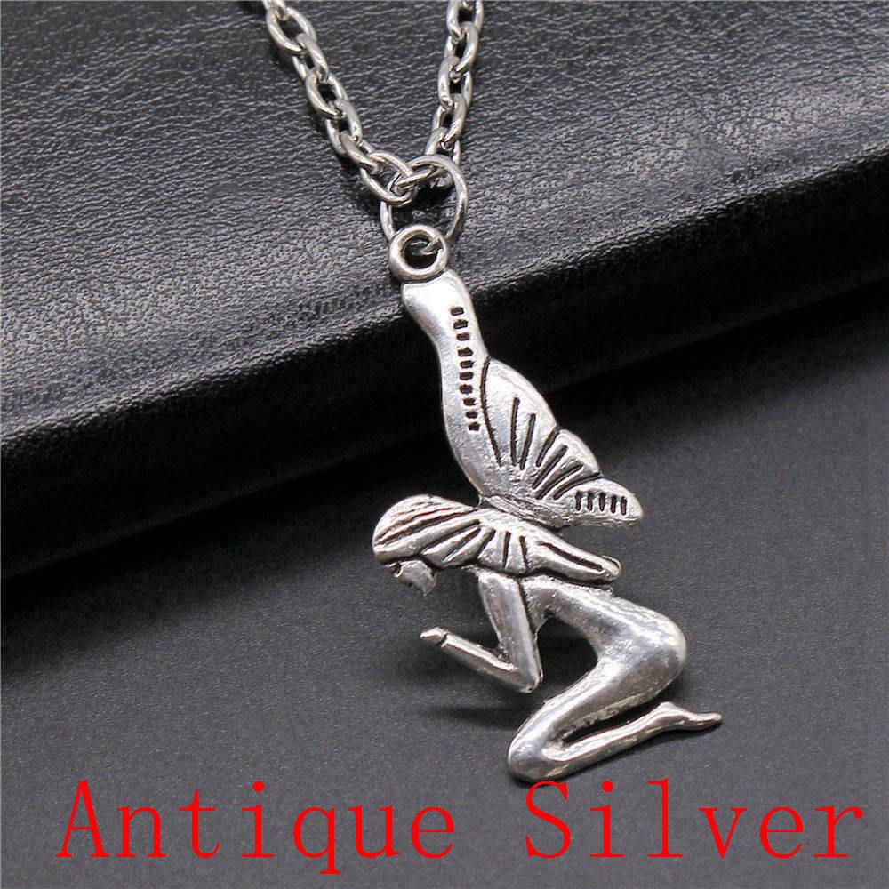 Angel Wing Pendant Necklaces Necklace With Chain For Women DIY Jewelry Making Findings