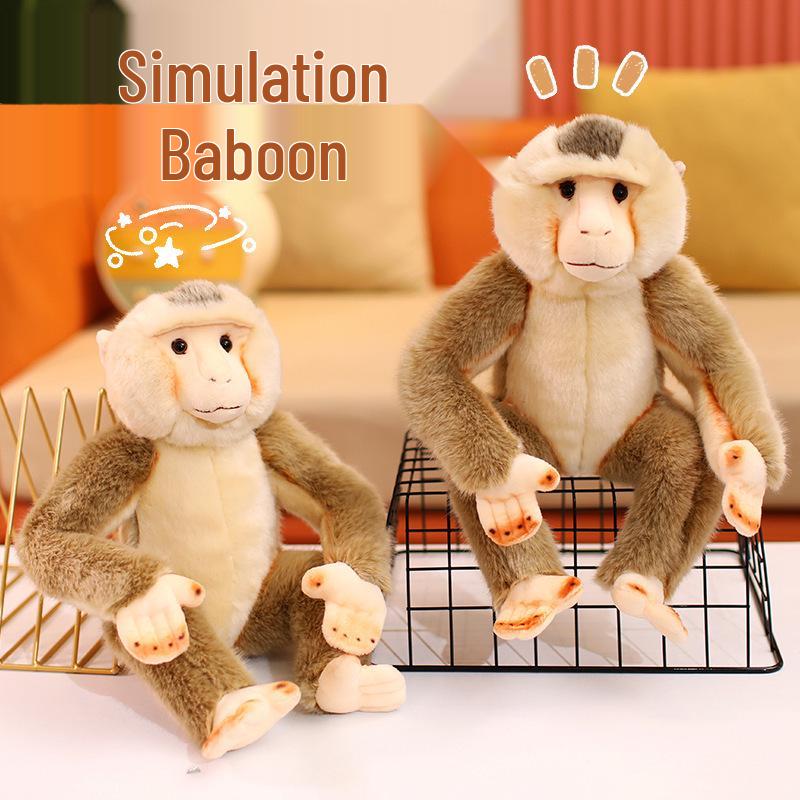 Süßes Orang-Utan Plüschtier - Affenpuppe Bürodekoration & Zoo Souvenir Geschenk