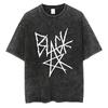 Hot Sale Classic Anime Soul Eater Graphic Print Tshirt Men Women Vintage Washed Cotton Comfortable Oversize Top Summer New Tees