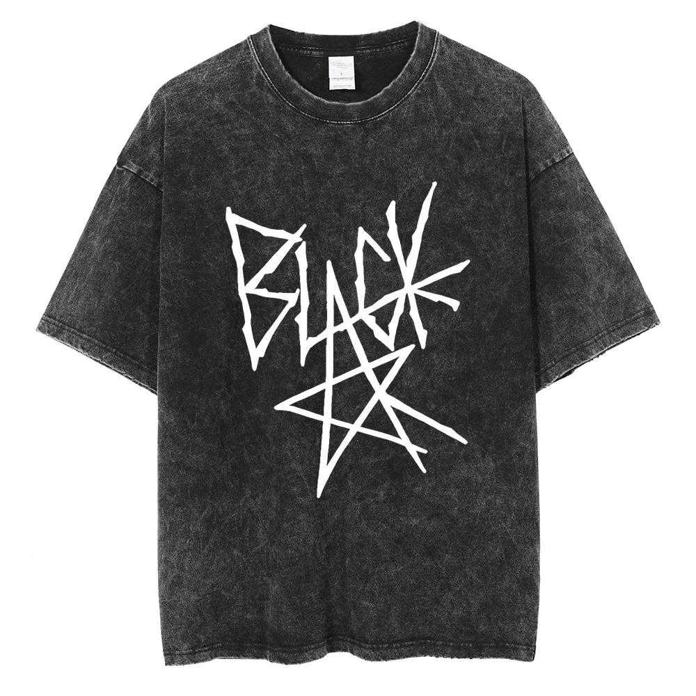 Hot Sale Classic Anime Soul Eater Graphic Print Tshirt Men Women Vintage Washed Cotton Comfortable Oversize Top Summer New Tees