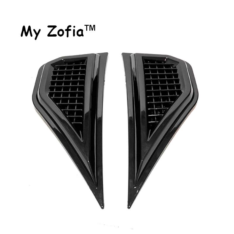 For Haval H9 2nd MKII 2024 2025 Car Leaf Board Decorative Stickers Modified ABS Leaf Plate Air Outlet Car Appearance Accessories