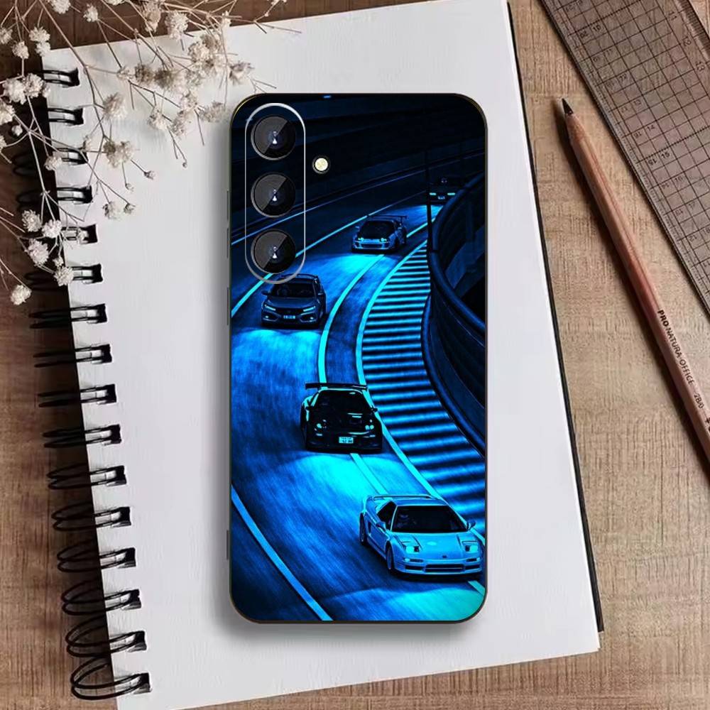 Sports Cool Car Phone Case For Samsung Galaxy A73,21,22,32,71,53,52,51,80,5G Soft Black Cover