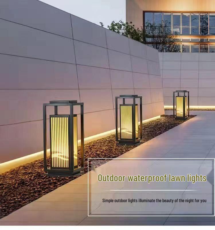 Waterproof Outdoor Retro Chinese Style Garden Lawn Light