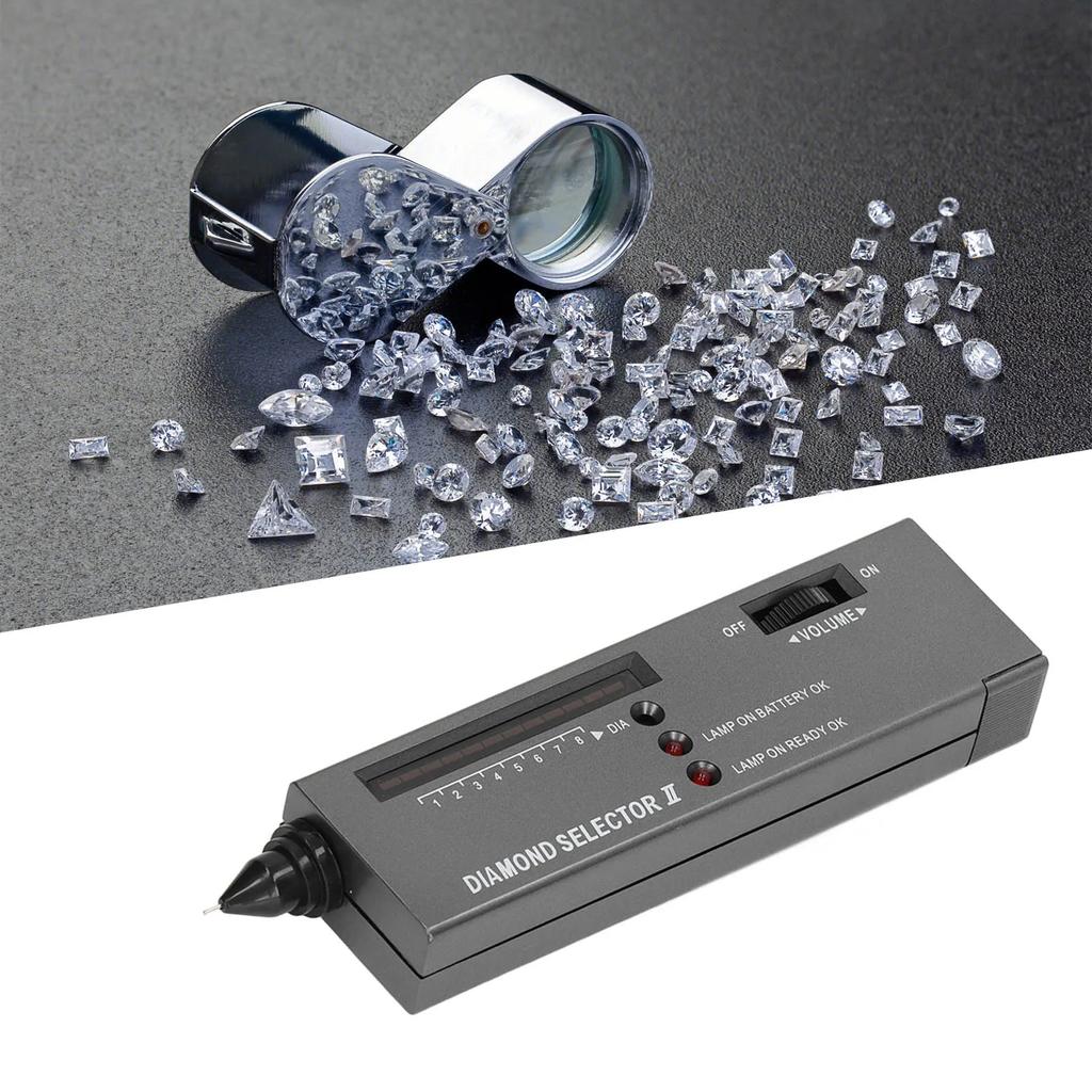 Selektor Selektor Długopis testowy Wysoka dokładność Profesjonalny z 30X LED Powiększający do biżuterii Długopis testowy