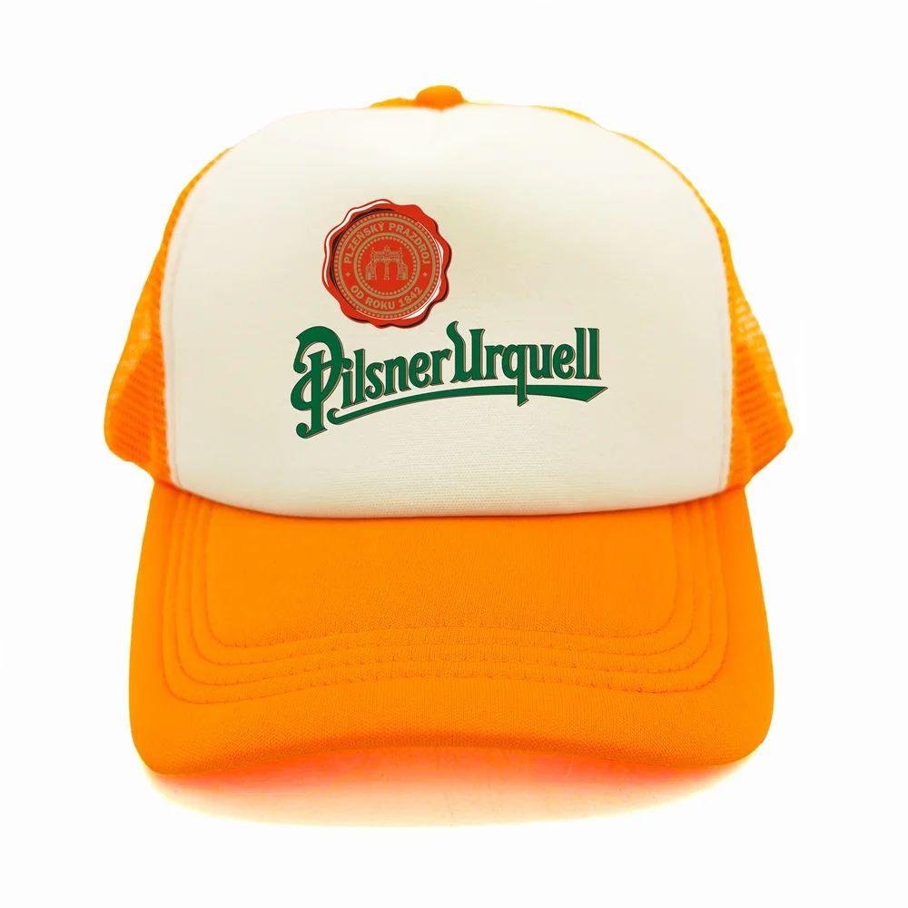 Berretto Trucker Birra Pilsner Urquell Unisex Cool Cappello Pilsner Urquell Cappellino da Baseball Cool Estivo Rete Traspirante Unisex