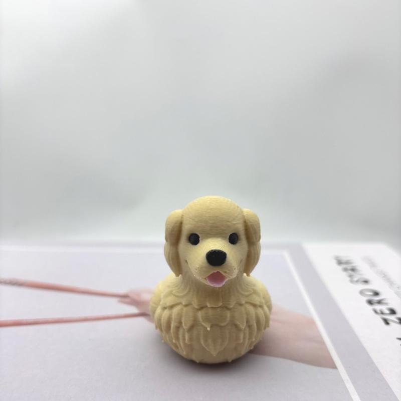 

3D Printed Hunting Dog Duck Statue Ornament, Lifelike Cute Dog Headed Duck Statue, Garden, Lawn and Terrace Decoration