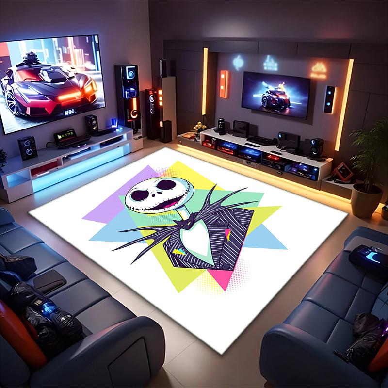 1PC The Nightmare Before Christmas Rug - Home Decoration Carpet For Living Room Bedroom Flooring Computer Chair Area Rug