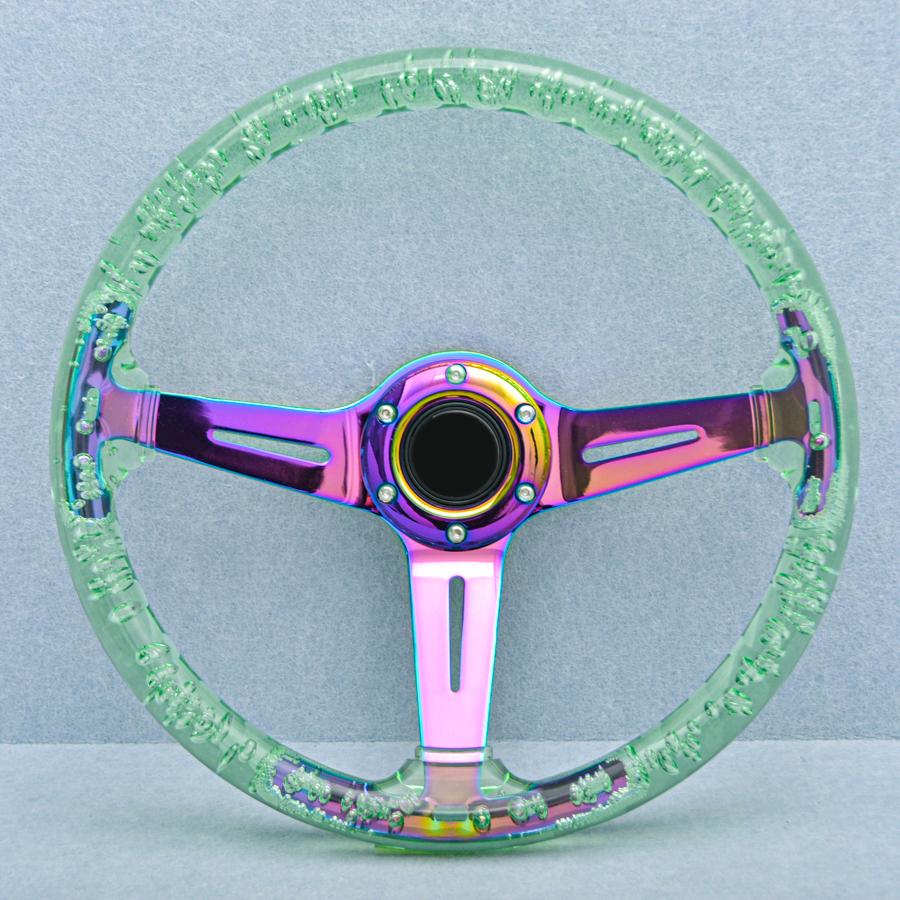 14Inch JDM Acrylic Sport Steering Wheel