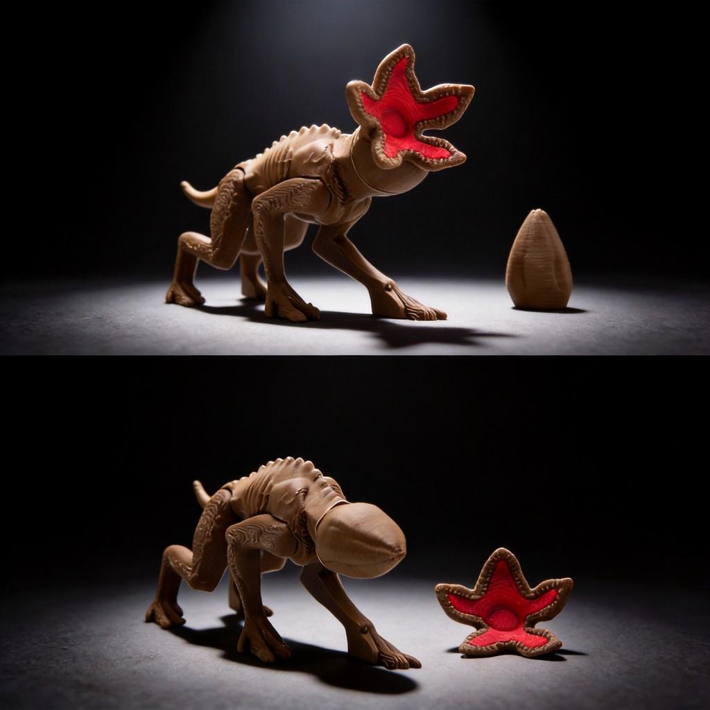 Stranger Things Demodog 3d Printing Assembly Figure For Desktop Decor And Collectors