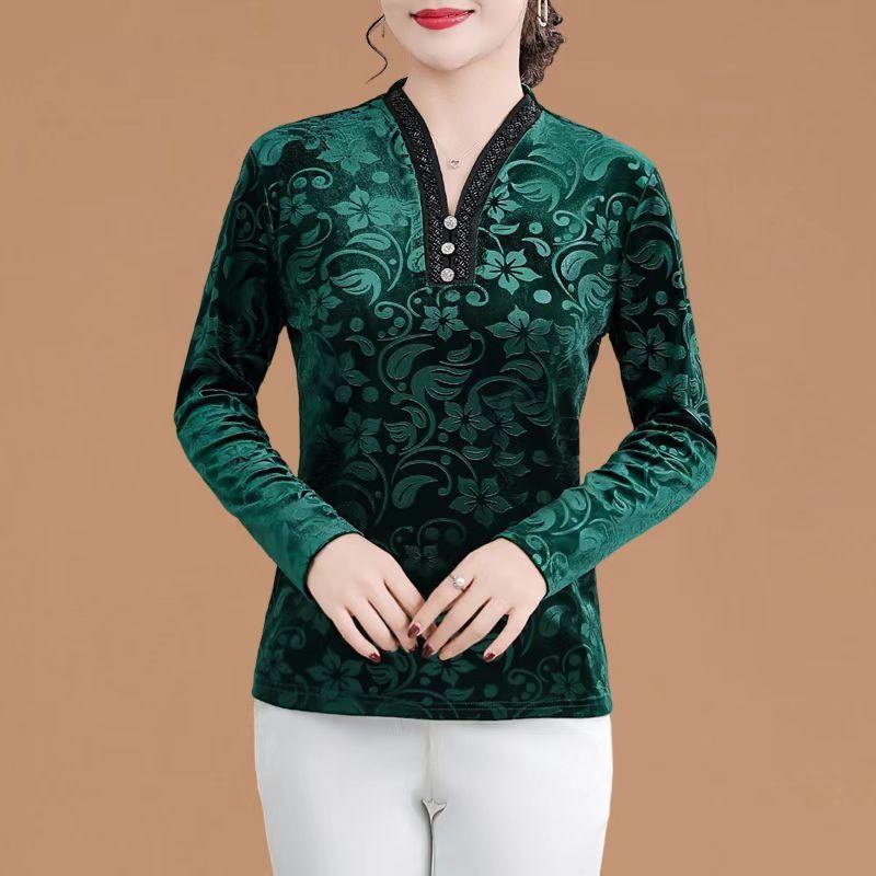 

Тонкий топ с пуловером, пуговичной вставкой и базовым фасоном, женская футболка с длинным рукавом, тонкий топ XL зелёный