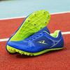 New Blue Track Field Shoes Men Women Outdoor Sport Athletics Spikes For Sneaker Man's Running Training Nail Sprint Shoes Men