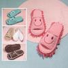 Fashion Microfiber Cleaning Slippers - Silent, Efficient Dust and Floor Cleaning Tool