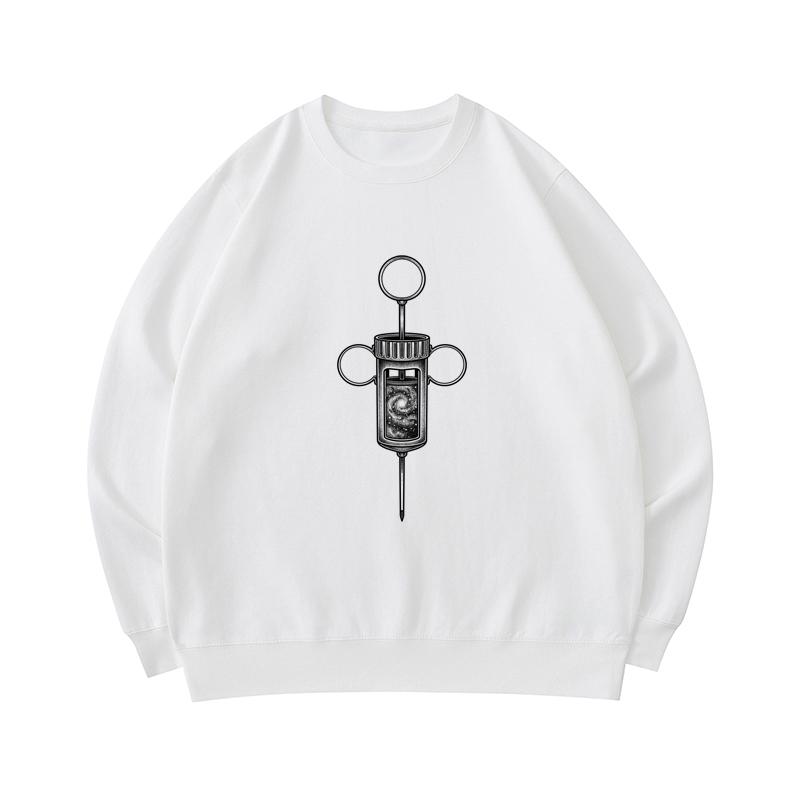 Buy Men's 300 GSM 100 Cotton Sweatshirt Universal Injection Print