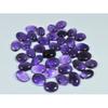 08X12-09X15MM Natural Purple Amethyst Oval Cabochon Loose Gemstone 39Pcs Lot C-2831