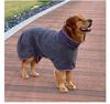 Ultra-Absorbent Dog Bathrobe - Microfiber Towel for Large Dogs