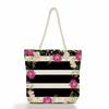 Multifunctional Flower  Printed Thick Rope Shoulder Beach Bag 7585