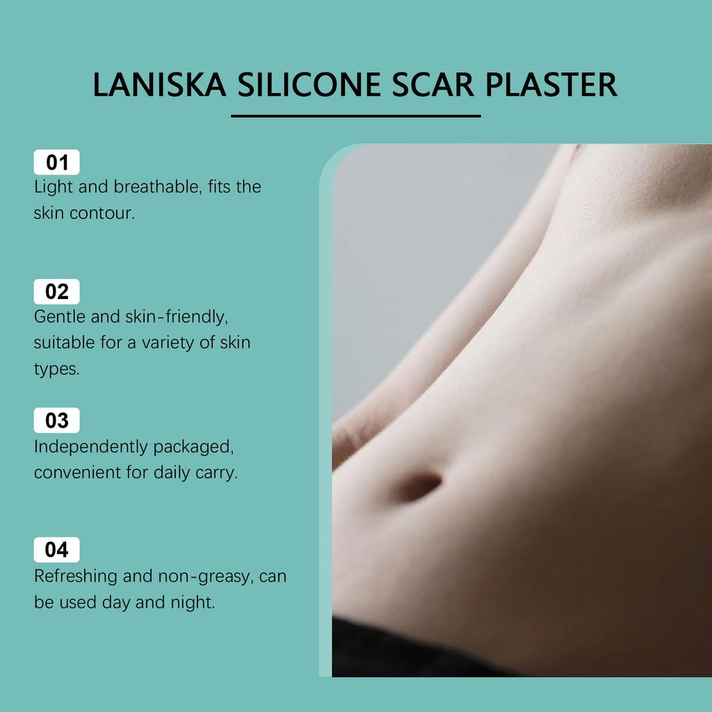 Silicone Scar Patches Moisturize The Skin, Care For Scar, Promote Smooth Skin And Reduce Discomfort.