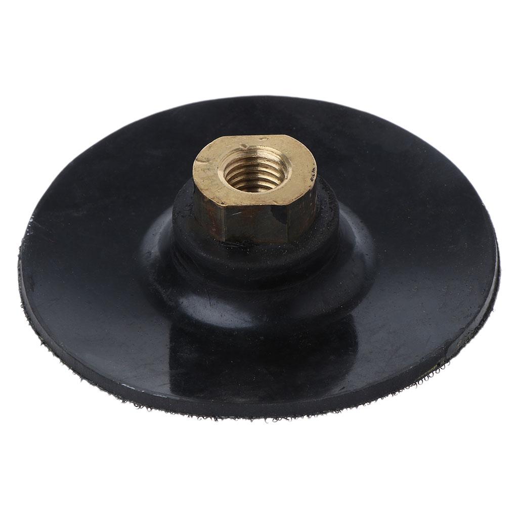 4'' M14 Rubber Based Sanding and Grinding Discs for Concrete Floor Tile Table Grinder Stone Sanding and Polishing