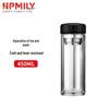 HPMILY Double-Wall Glass Tea Infuser Bottle