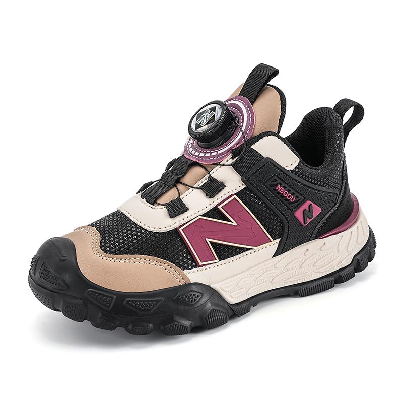 Kids Hiking Shoes All Seasons Walking Running Casual Sneakers Boys Girls Students School Tennis Sports Footwear