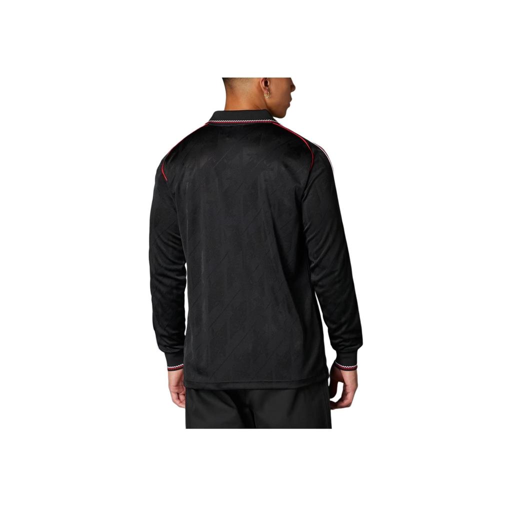 adidas Originals Manchester United Lifestyler Long Sleeve Jersey Black IS6522