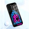 Pink Blue TV Girl Phone Case For Samsung A56 A36 A26 A16 A15 A25 A35 A55 A14 A34 A24 A54 Glass Case