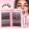 392 Clusters Mixed Thick C Song Single Cluster False Eyelash Set 10-16Mmdiy Segmented Eyelashes