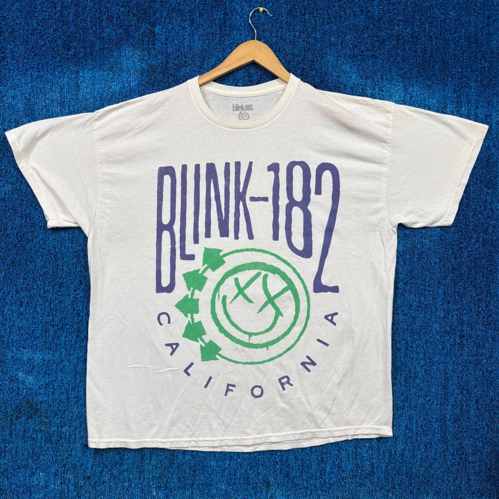 Blink-182 California Crappy Oversized Pop Punk Band Tee S/M 4XL