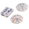 2Pcs/set Portable Sub-packing Pill Box 7 Days Tablet Small Mini Carry-on Travel Week Medicine Pill Storage Box