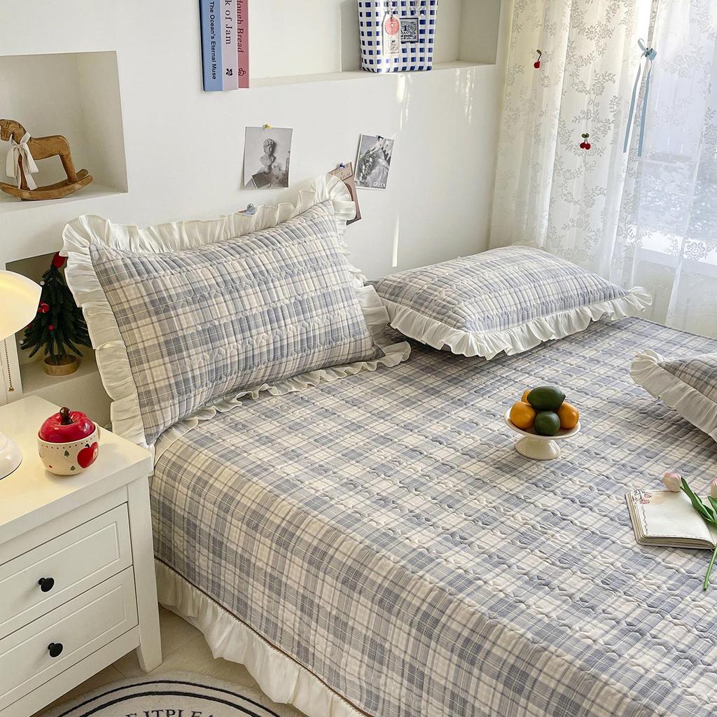 Reine Baumwolle Tatami-Matte Stepp-Bettdecke - Dick, Frischer Druck, Pflegeleicht