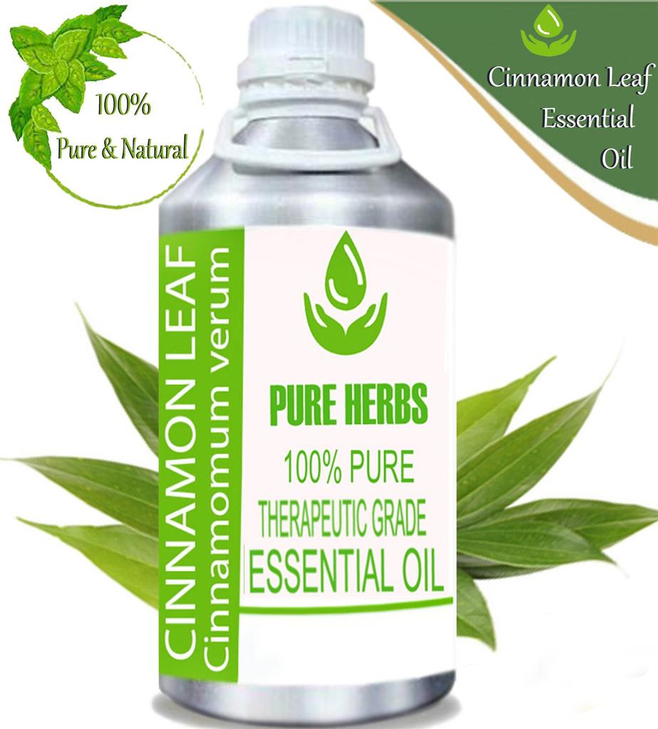 Pure Herbs Cinnamon Leaf 100% Pure & Natural Cinnamomum Verum Essential Oil ZA 298