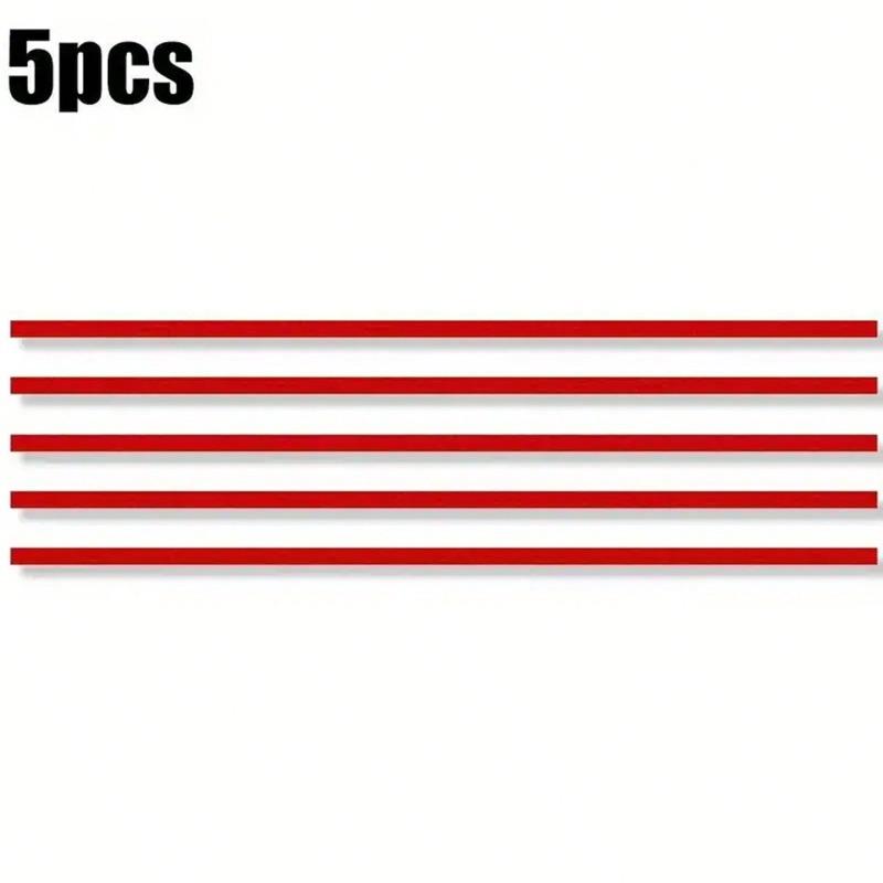 Reflektierender Streifen Autoaufkleber, Auto Frontgrill Rot Wasserdicht Autozubehör, Auto Außenteile