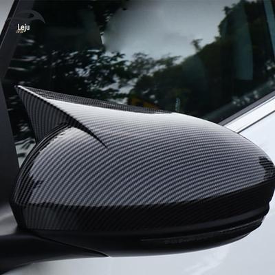 Bright Black Rearview Mirror Cover for MG5 MG6 (2018-2021)