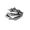 10pcs Punk Rings Dragon Claws Silver Color Fashion Jewelry