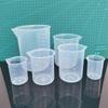 6Pc Transparent Measuring Cups For Kitchen Laboratory Test Beaker With Scale 50/100/200/300/500/1000ml Clear Plastic Mixing Cups