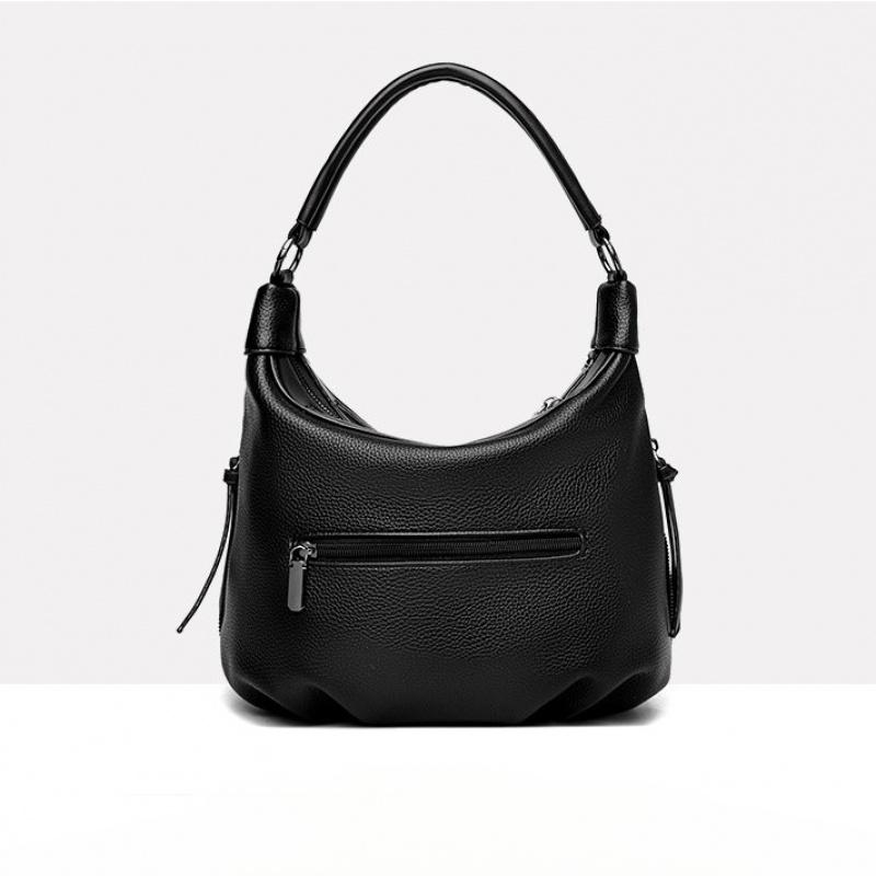 Women’s Soft PU Leather Shoulder Bag & Crossbody Bag 2026 Fashion Solid Color Large Capacity Casual Daily Handbag with Adjustable Strap Zipper